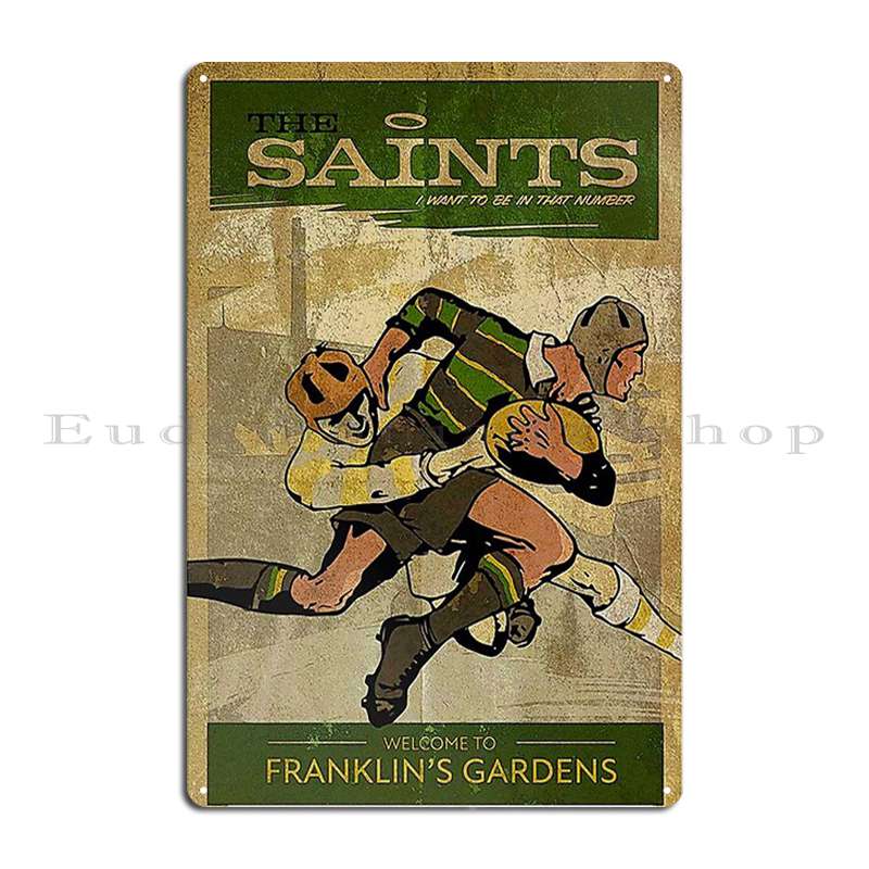 Northampton Saints Rugby Metal Plaque Wall Decor Customized Party Decoration Retro Tin Sign Poster 20x30cm(7.8x11.8inch)
Northampton Saints Rugby Metal Plaque Wall Decor Customized Party Decoration Retro Tin Sign Poster 20x30cm(7.8x11.8inch)