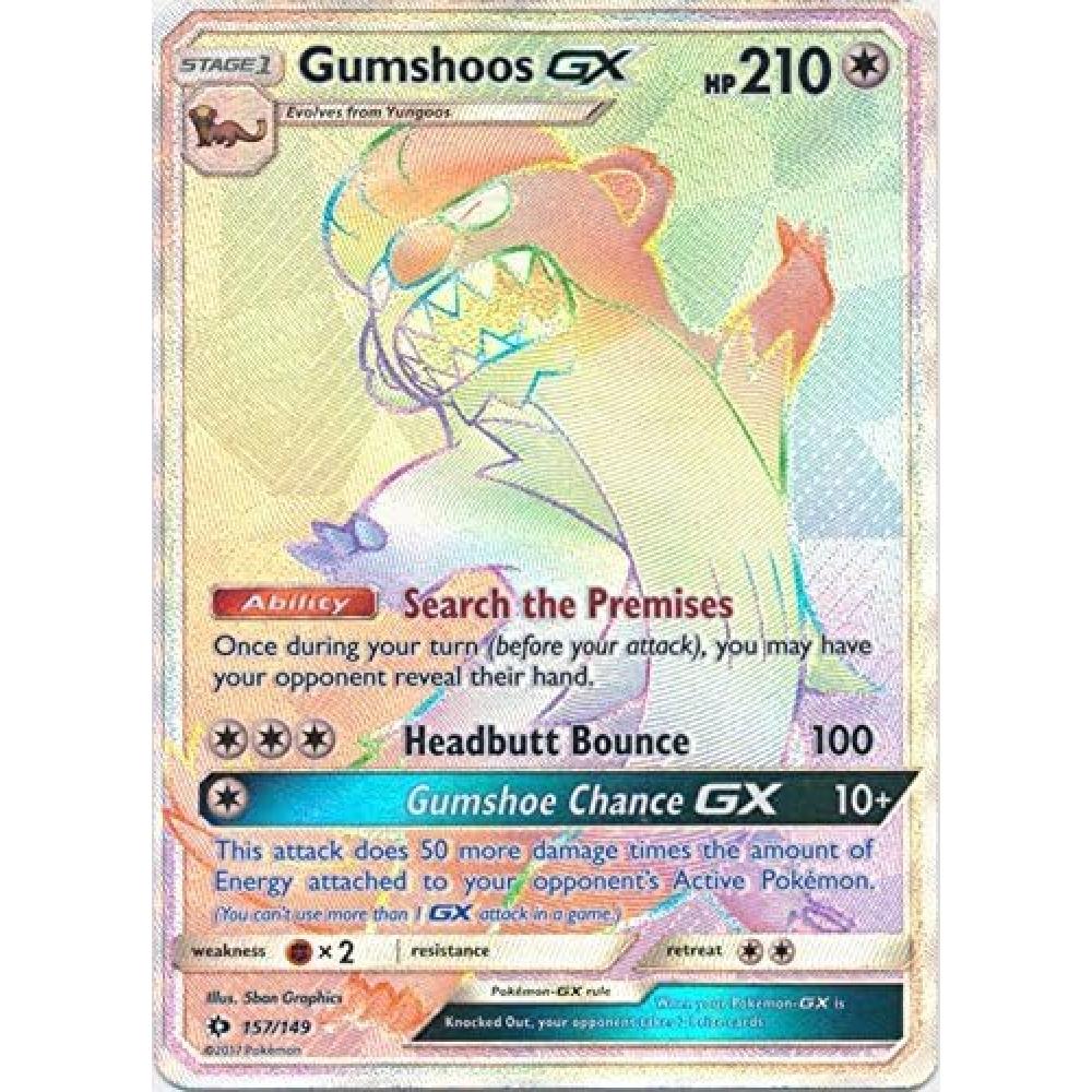Карта покемонов, английская версия, Gumshoos GX Deka Goose GX 157 149, секретный редкий Pok mon Sun Moon
Карта покемонов, английская версия, Gumshoos GX Deka Goose GX 157 149, секретный редкий Pok mon Sun Moon