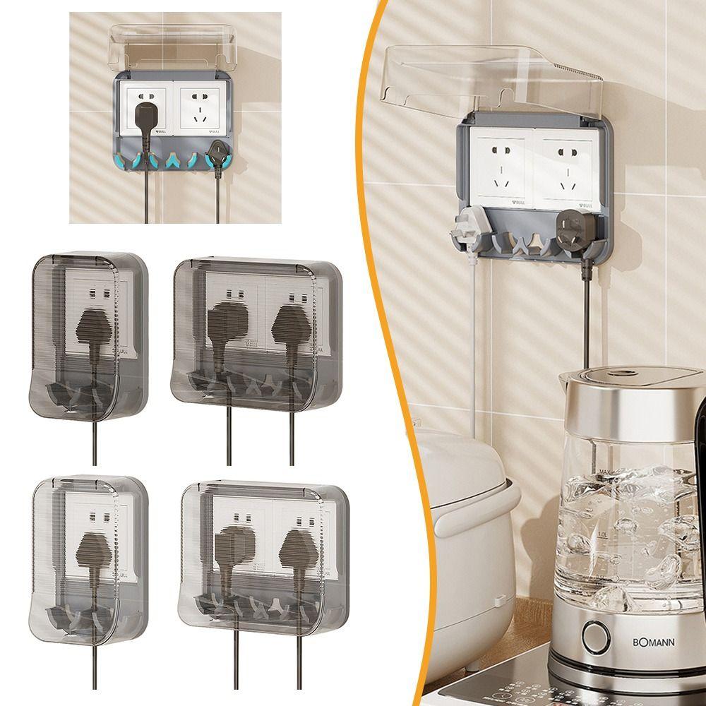 Opens and Closes At 90 Degrees Socket Dust Cover Punch-free Kitchen Plug Storage s grey
Opens and Closes At 90 Degrees Socket Dust Cover Punch-free Kitchen Plug Storage s grey