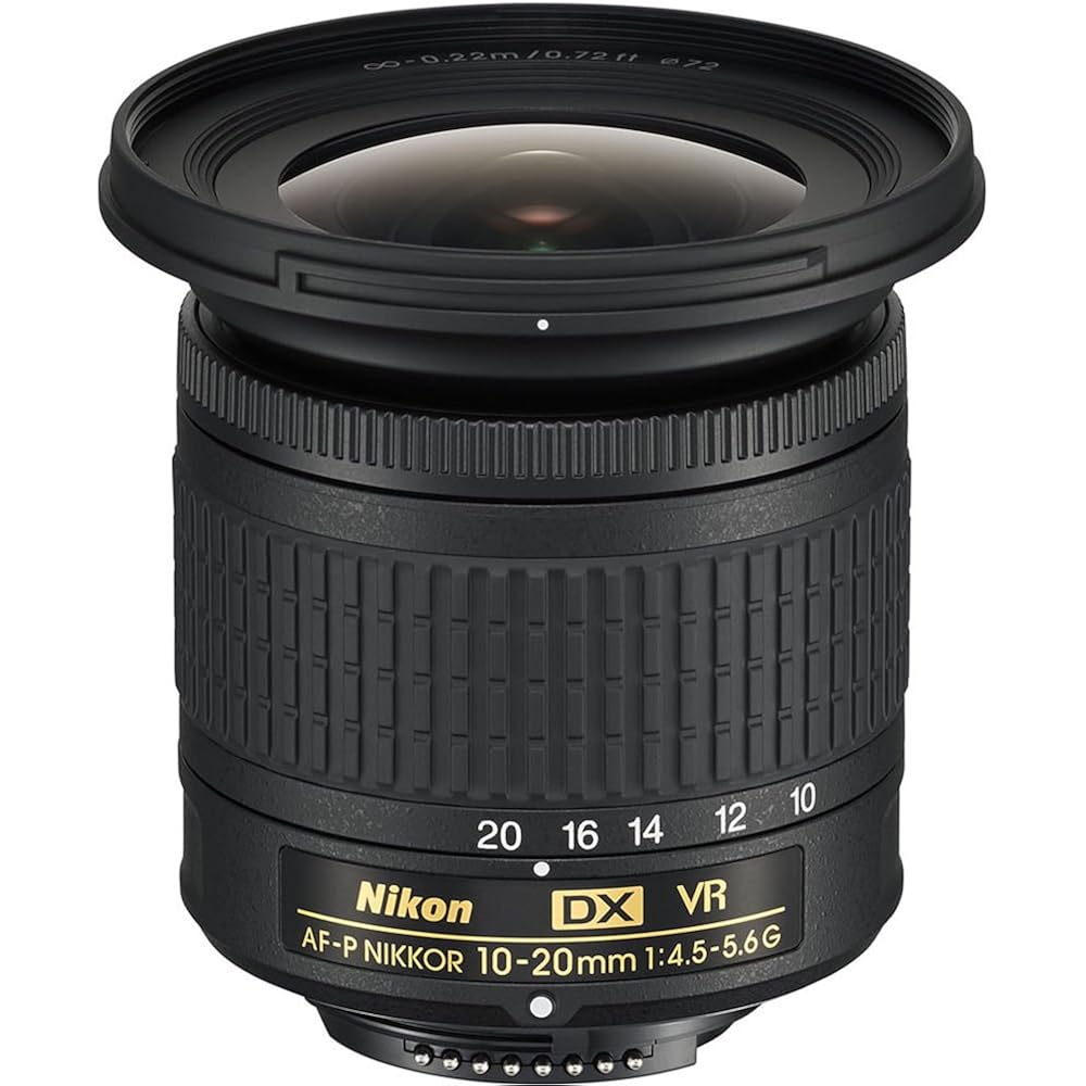 Nikon Wide Angle Zoom Lens AF-P DX NIKKOR 10-20mm f/4.5-5.6g VR Nikon DX Format Only
Nikon Wide Angle Zoom Lens AF-P DX NIKKOR 10-20mm f/4.5-5.6g VR Nikon DX Format Only