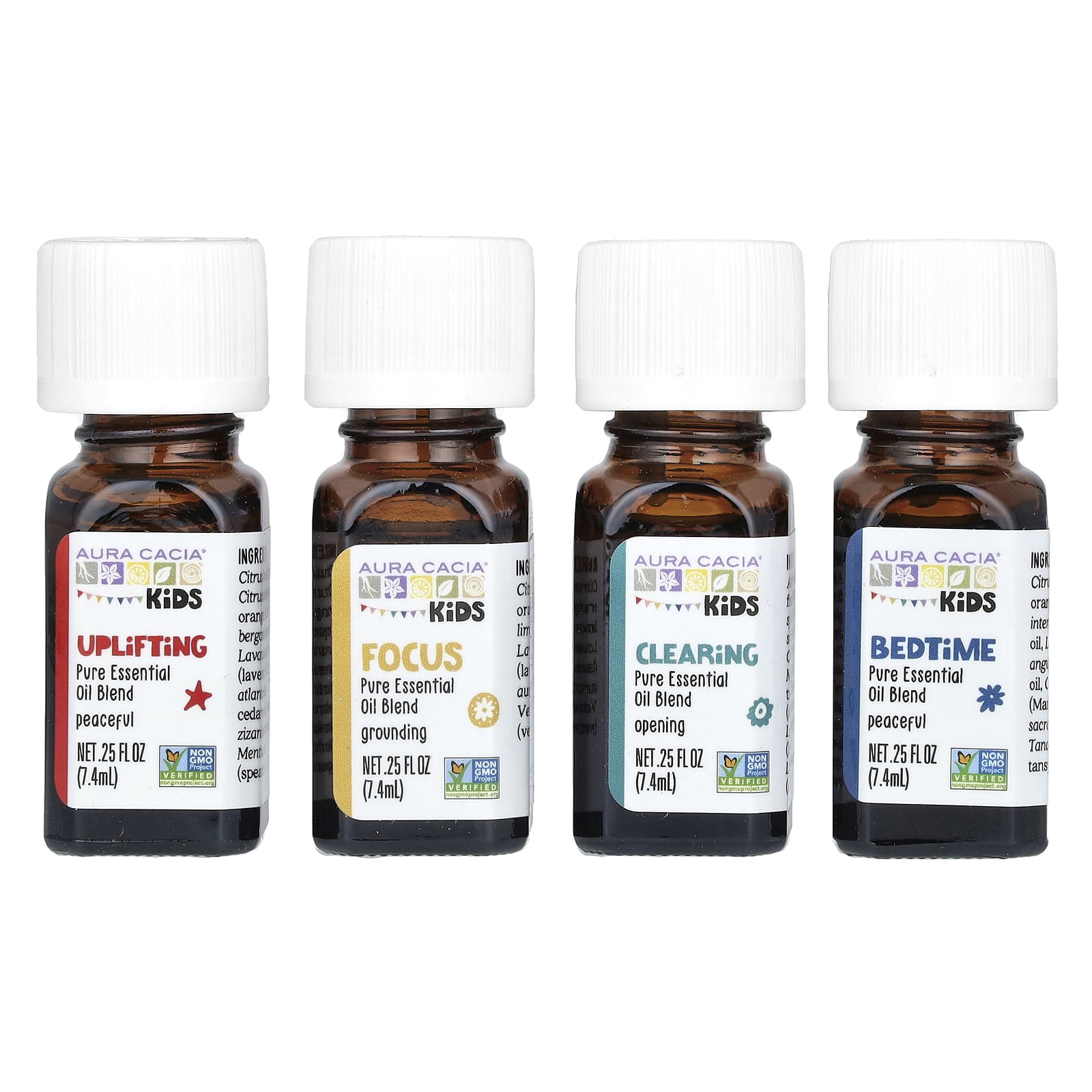 Aura Cacia, для детей, смесь эфирных масел, 4 контейнера, 0,25 жидких унций (7,4 мл) Каждый
Aura Cacia, для детей, смесь эфирных масел, 4 контейнера, 0,25 жидких унций (7,4 мл) Каждый