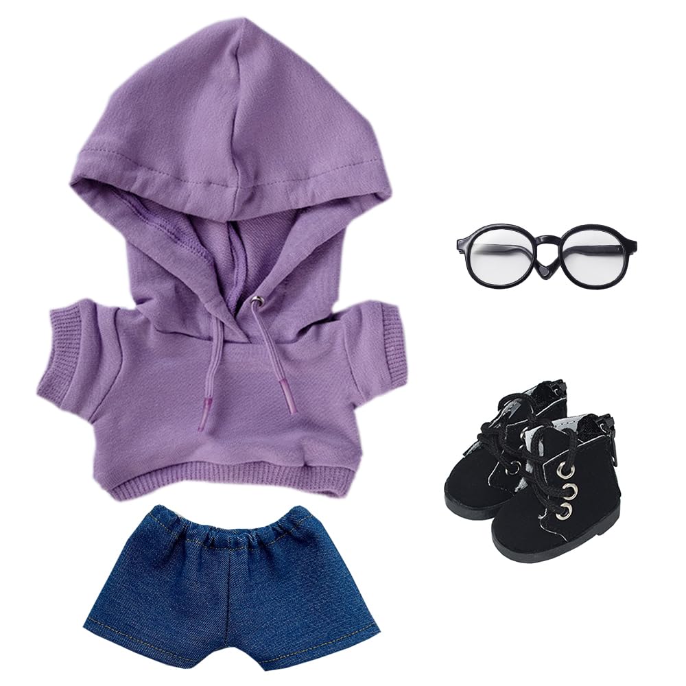 niannyyhouse 10cm 15cm 20cm Plush Clothes Loose Fit Hoodie Jeans Glasses Shoes Dress Up Cotton Doll Accessories (A11, 15cm)
niannyyhouse 10cm 15cm 20cm Plush Clothes Loose Fit Hoodie Jeans Glasses Shoes Dress Up Cotton Doll Accessories (A11, 15cm)