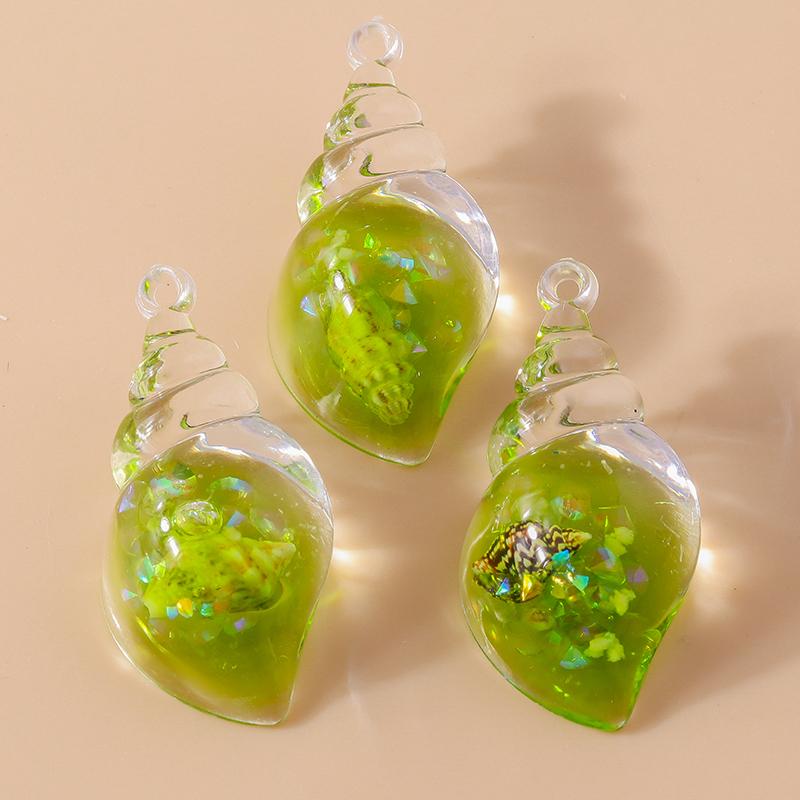 Leslie 10pcs Colorful Resin Summer Beach Shell Conch Charm for Handmade Earring Necklace Pendant Jewelry Making Accessories
Leslie 10pcs Colorful Resin Summer Beach Shell Conch Charm for Handmade Earring Necklace Pendant Jewelry Making Accessories