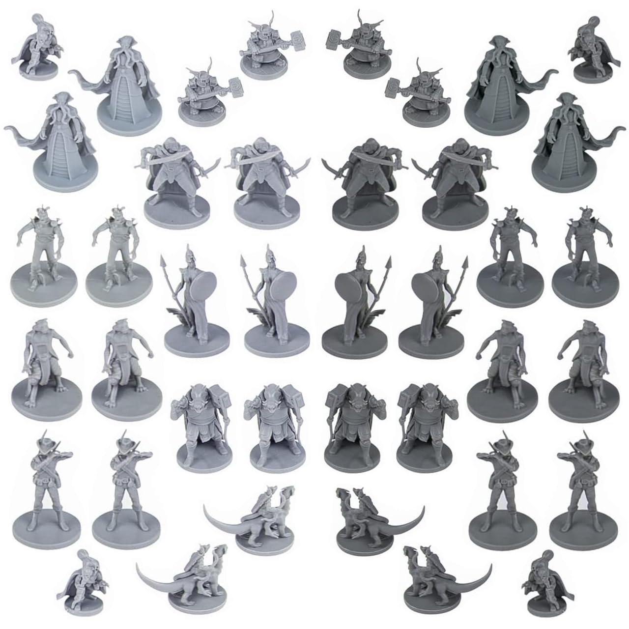 Path Gaming Fantasy Miniature Kit Types x 4 for Painting Practice and Tabletop 28mm Path 40 40-Piece (10 Figures) Role-Playing, Unpainted, Scale, D&D
Path Gaming Fantasy Miniature Kit Types x 4 for Painting Practice and Tabletop 28mm Path 40 40-Piece (10 Figures) Role-Playing, Unpainted, Scale, D&D