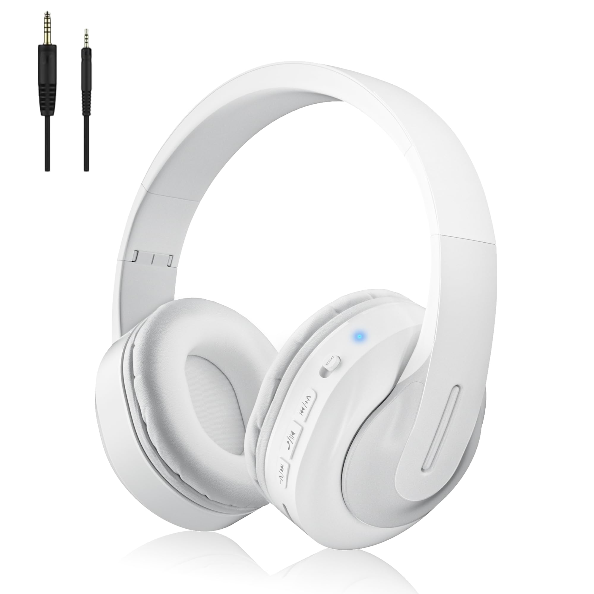 Headphones Bluetooth Wireless Headphones Noise Canceling Dual Use Headphones Audio Cable Included Bluetooth5.3 [ANC Wired/Wireless білий
Headphones Bluetooth Wireless Headphones Noise Canceling Dual Use Headphones Audio Cable Included Bluetooth5.3 [ANC Wired/Wireless білий