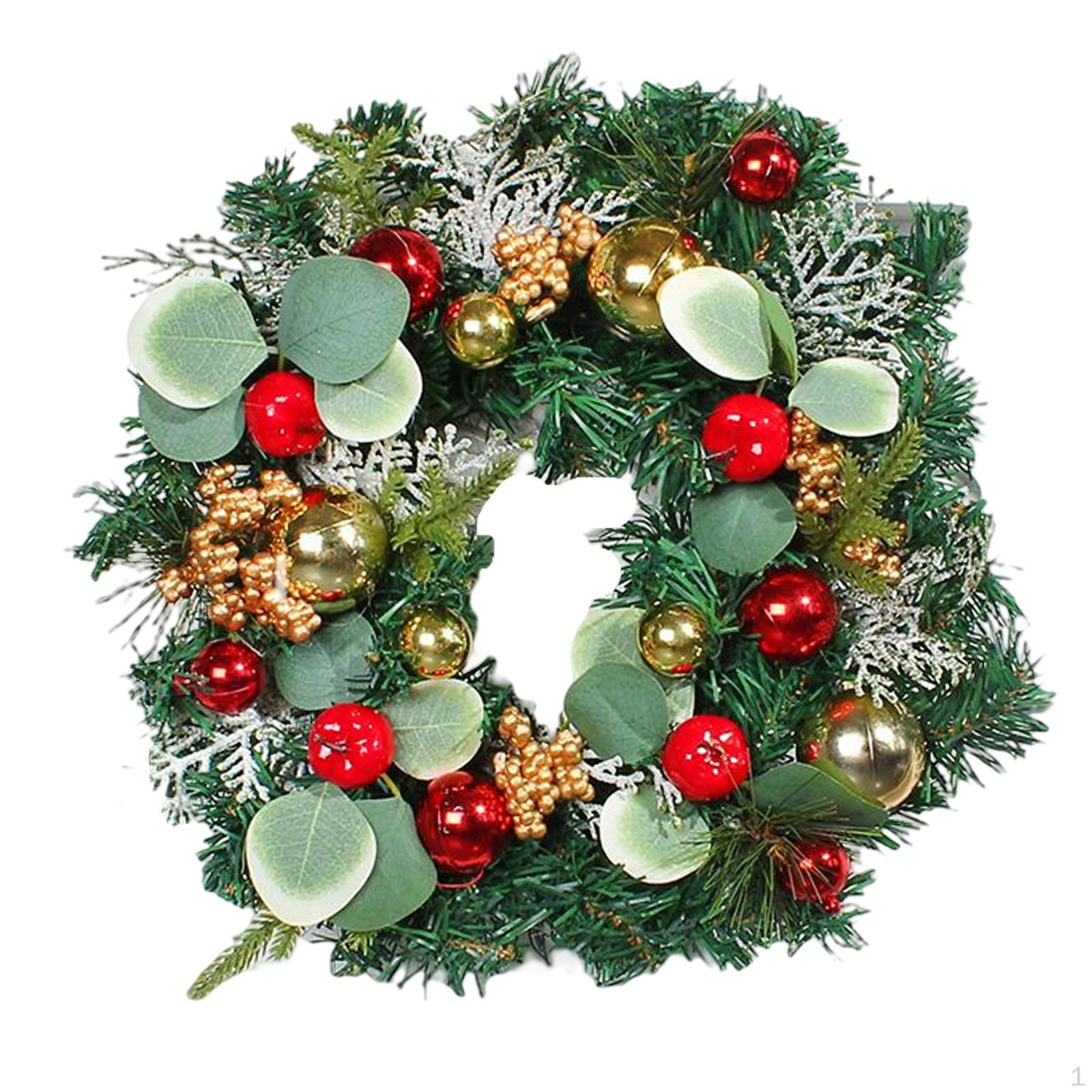 Christmas Wreath Garland Decoration Flower Gift Wall Hanging Balls Decoration, for
Christmas Wreath Garland Decoration Flower Gift Wall Hanging Balls Decoration, for