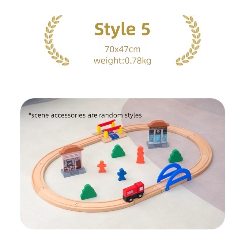 Multiple Wooden Train Track Set Toys For Children Wooden Railway Track Accessories fit for Brand Wooden Tracks Educational Toys
Multiple Wooden Train Track Set Toys For Children Wooden Railway Track Accessories fit for Brand Wooden Tracks Educational Toys