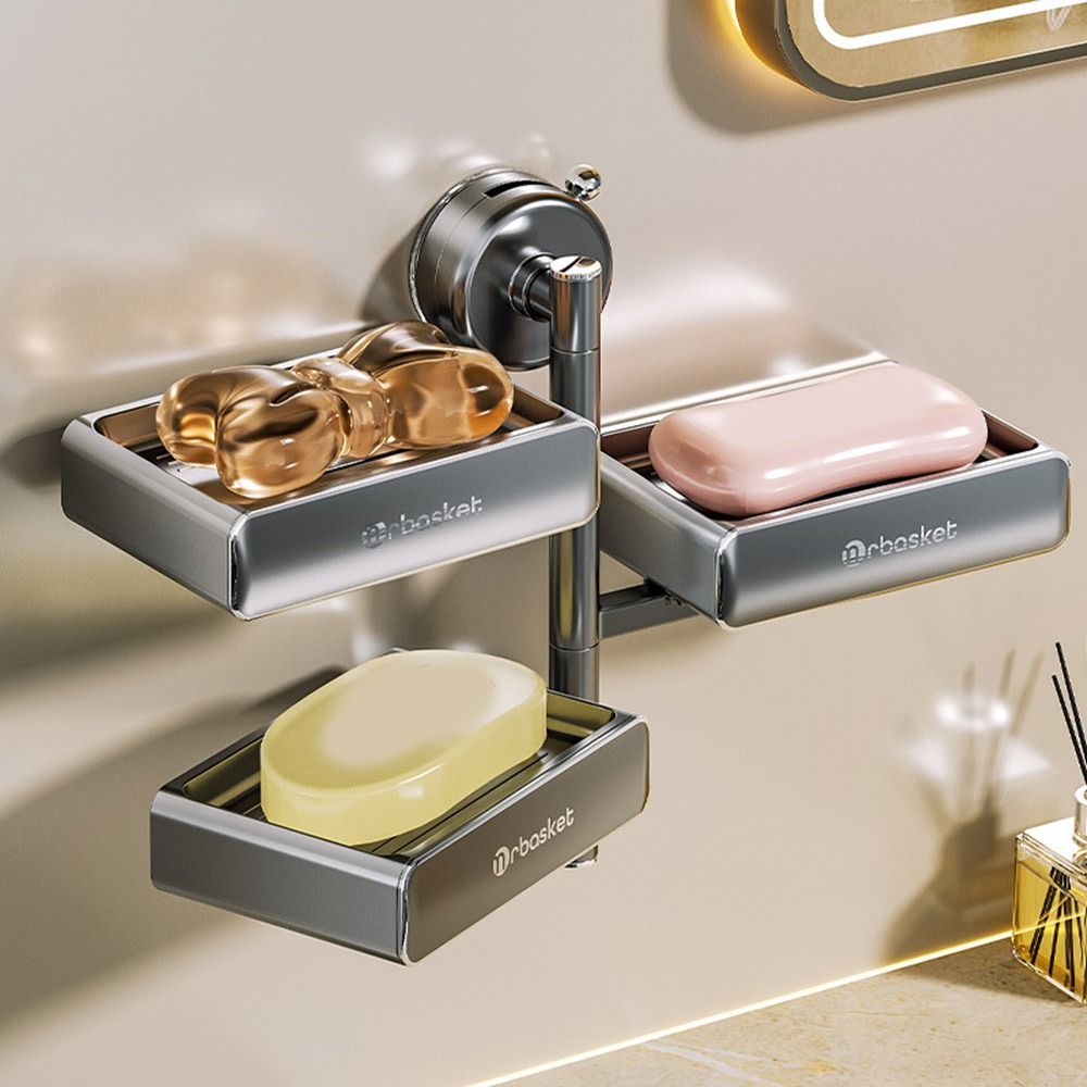 Practical Plastic Suction Cup Soap Box Wall-Mounted Punch-Free Drainage Soap Box Removable Soap Drain Rack Kitchen
Practical Plastic Suction Cup Soap Box Wall-Mounted Punch-Free Drainage Soap Box Removable Soap Drain Rack Kitchen