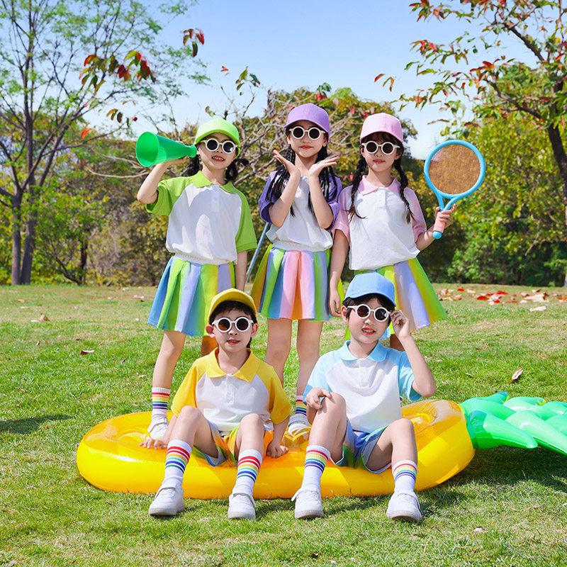 Children s Candy Color Cheerleading Outfit Set for Boys and Girls - Sports Class Uniform & Choir Clothing 120 cm
Children s Candy Color Cheerleading Outfit Set for Boys and Girls - Sports Class Uniform & Choir Clothing 120 cm