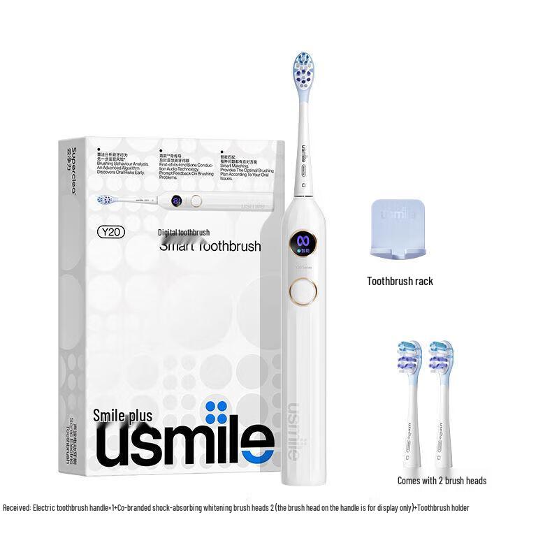 usmile Y20 Smart Electric Toothbrush with Bone Conduction Voice Reminder
usmile Y20 Smart Electric Toothbrush with Bone Conduction Voice Reminder