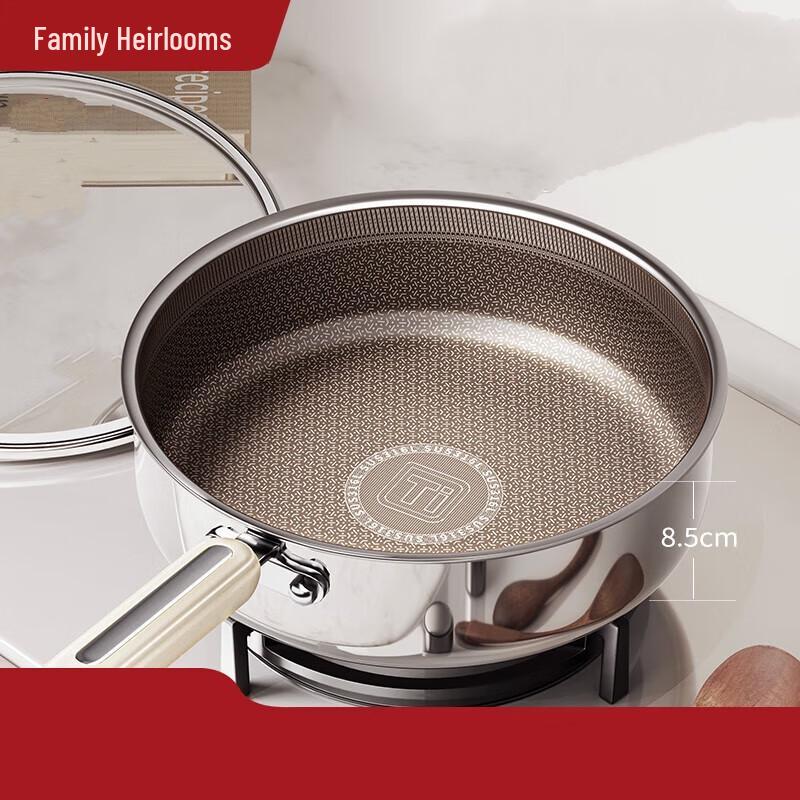 Muceski 24cm Titanium Non-stick Frying Pan with Lid
Muceski 24cm Titanium Non-stick Frying Pan with Lid