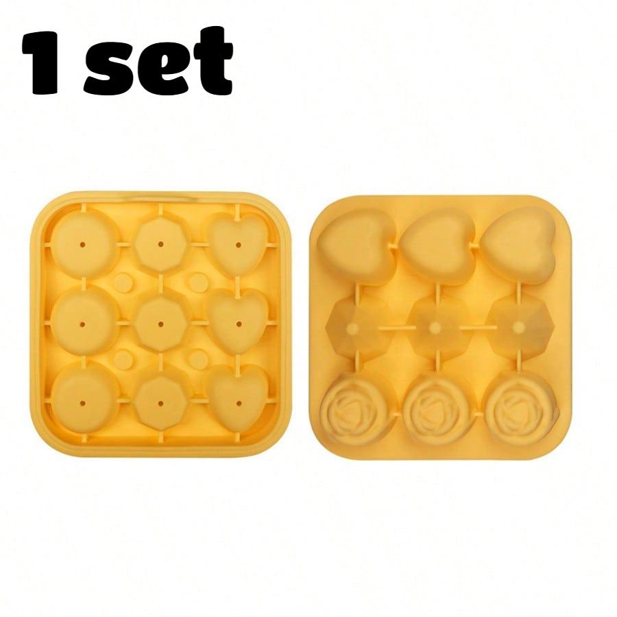 4pcs Rose Heart Diamond Ice Cube Mold 9 Grids 3D Ice Mold with Cover Easy Release for Whiskey Bourbon Cocktail Wine Coffee Juice
4pcs Rose Heart Diamond Ice Cube Mold 9 Grids 3D Ice Mold with Cover Easy Release for Whiskey Bourbon Cocktail Wine Coffee Juice