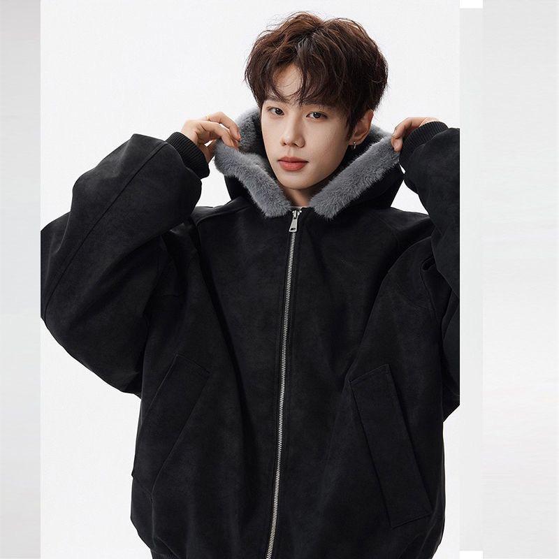 Men s Vintage Cotton Winter Jacket - Loose, Fleece-Lined, PU Leather Accents XL чорний
Men s Vintage Cotton Winter Jacket - Loose, Fleece-Lined, PU Leather Accents XL чорний