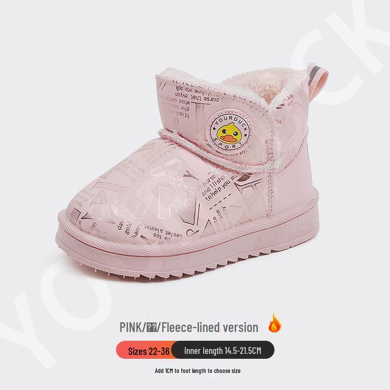 Kids Winter Snow Boots: Boys & Girls Velvet-Lined Non-Slip Cotton Boots Size 35 (21CM) рожевий
Kids Winter Snow Boots: Boys & Girls Velvet-Lined Non-Slip Cotton Boots Size 35 (21CM) рожевий