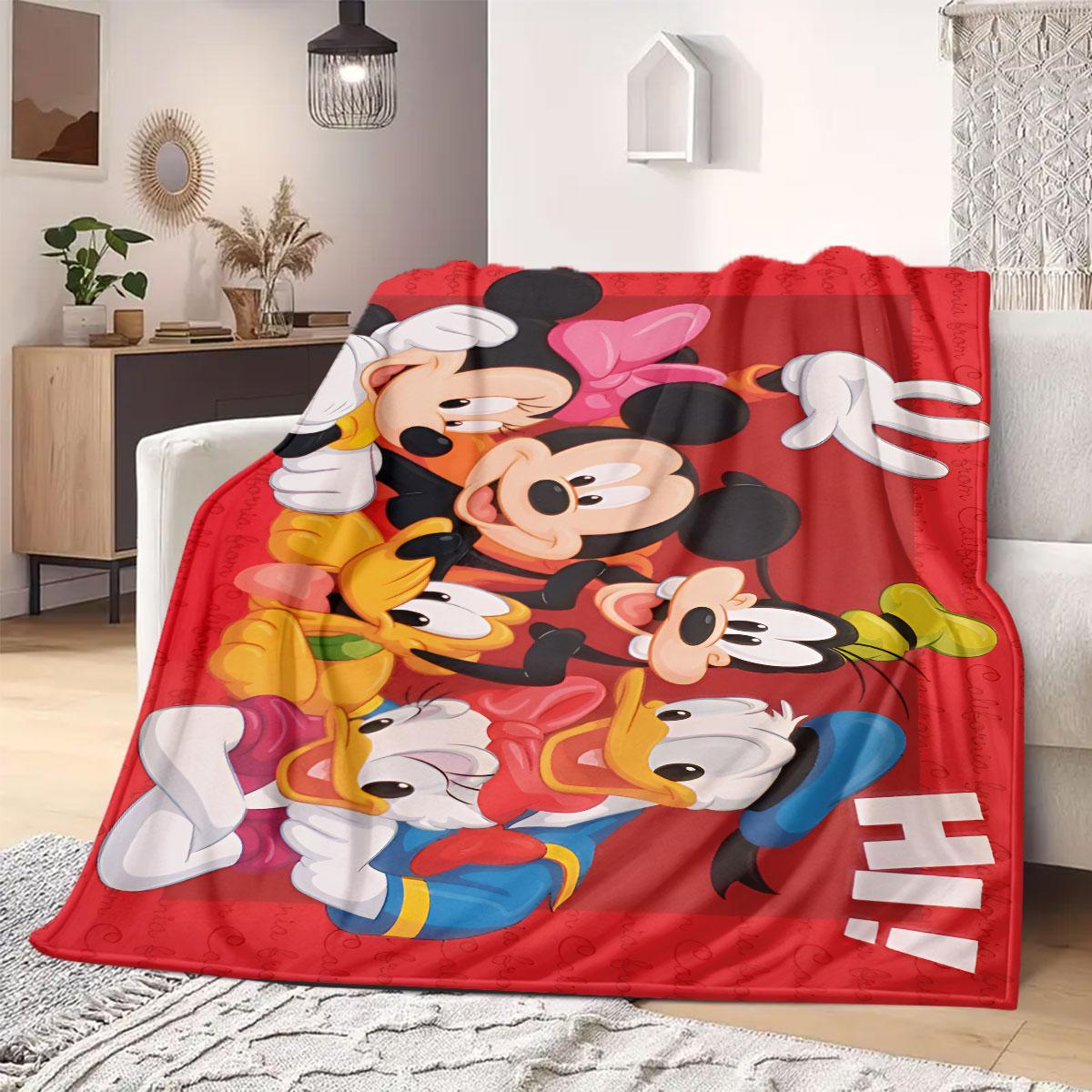 Mickey Print Flannel Blanket Cartoon Home Decor for Sofas Beds Bedrooms Chairs Travel Picnics Unique Gift for All Seasons 75x90cm
Mickey Print Flannel Blanket Cartoon Home Decor for Sofas Beds Bedrooms Chairs Travel Picnics Unique Gift for All Seasons 75x90cm