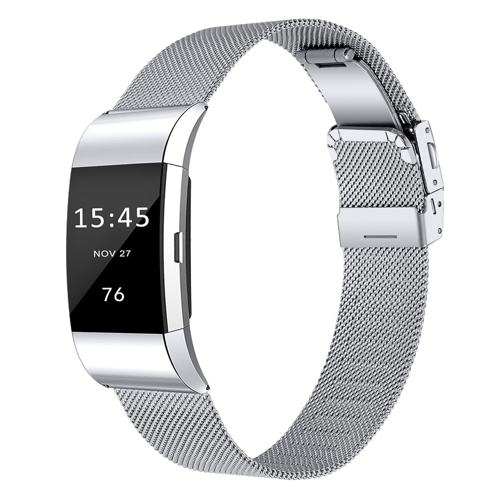 Milanese Bracelet Strap for Fitbit Charge 2 Stainless Steel Metal Watch Band Silver
Milanese Bracelet Strap for Fitbit Charge 2 Stainless Steel Metal Watch Band Silver