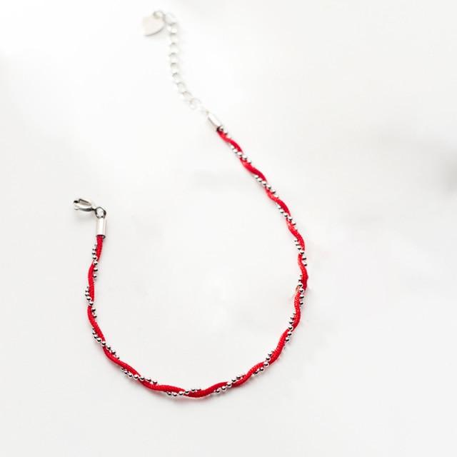 La Monada красная нить для рук, ювелирные изделия из стерлингового серебра 925 пробы, браслеты для женщин, красная веревочная нить, серебряный браслет, женское золото 925 пробы серебряный
La Monada красная нить для рук, ювелирные изделия из стерлингового серебра 925 пробы, браслеты для женщин, красная веревочная нить, серебряный браслет, женское золото 925 пробы серебряный