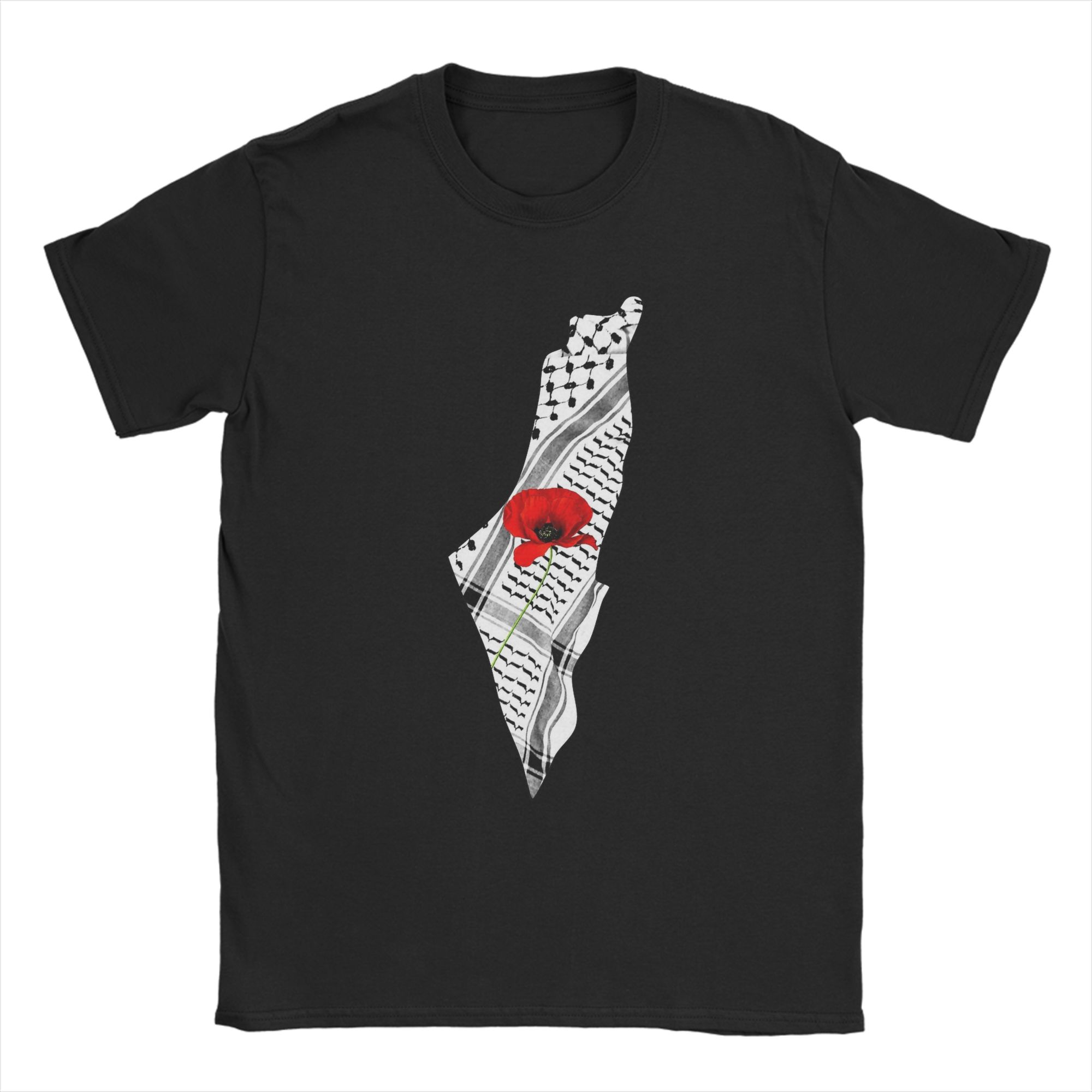 Men s T-Shirts Palestine Map Keffiyeh and Poppy Awesome Cotton Tees Short Sleeve T Shirts O Neck Clothing New Arrival 2XL
Men s T-Shirts Palestine Map Keffiyeh and Poppy Awesome Cotton Tees Short Sleeve T Shirts O Neck Clothing New Arrival 2XL