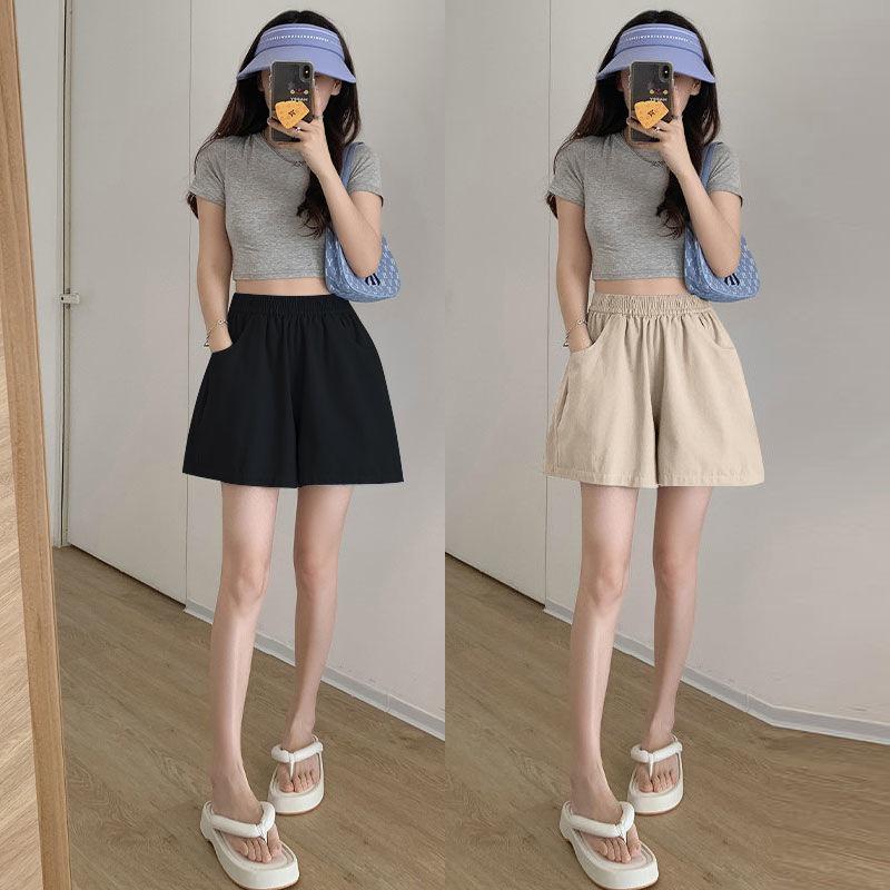 Petite Women s Ice Silk High Waist A-Line Shorts - Summer Thin Solid Color Wide Leg 3-Point Pants Large синий
Petite Women s Ice Silk High Waist A-Line Shorts - Summer Thin Solid Color Wide Leg 3-Point Pants Large синий