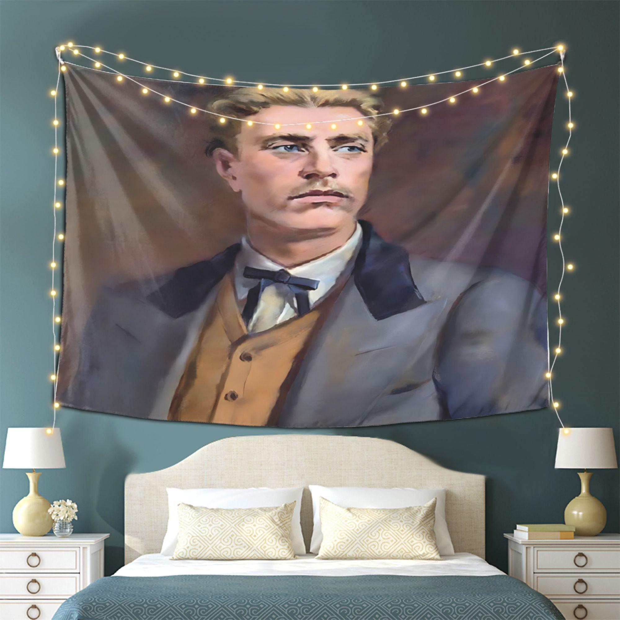 VIKAMA Classic Gentleman Portrait Tapestry Vintage Wall Blanket for Living Room Accent Study Decor Bedroom Makeover 74x94cm(29x37in)
VIKAMA Classic Gentleman Portrait Tapestry Vintage Wall Blanket for Living Room Accent Study Decor Bedroom Makeover 74x94cm(29x37in)