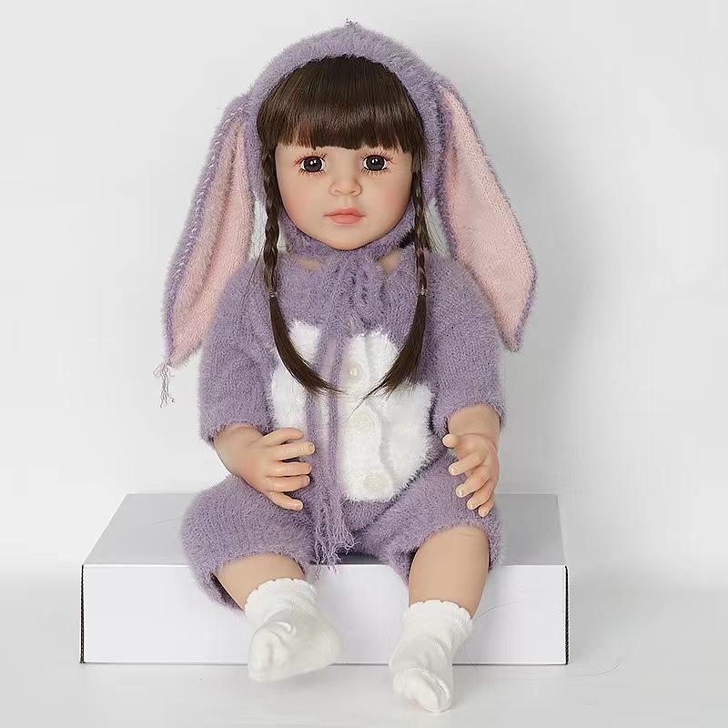 М яка силіконова силіконова лялька для купання на все тіло NPK Baby Doll Girl Reborn Princess 55cm
М яка силіконова силіконова лялька для купання на все тіло NPK Baby Doll Girl Reborn Princess 55cm