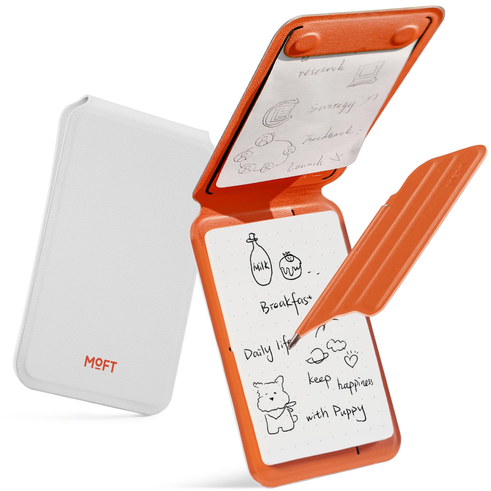 MOFT Direct Inspiration Note Mini Planner Mini Notebook MagSafe Compatible iPhone Series Folding Ballpoint Pen Compatible with All Models Lightweight
MOFT Direct Inspiration Note Mini Planner Mini Notebook MagSafe Compatible iPhone Series Folding Ballpoint Pen Compatible with All Models Lightweight
