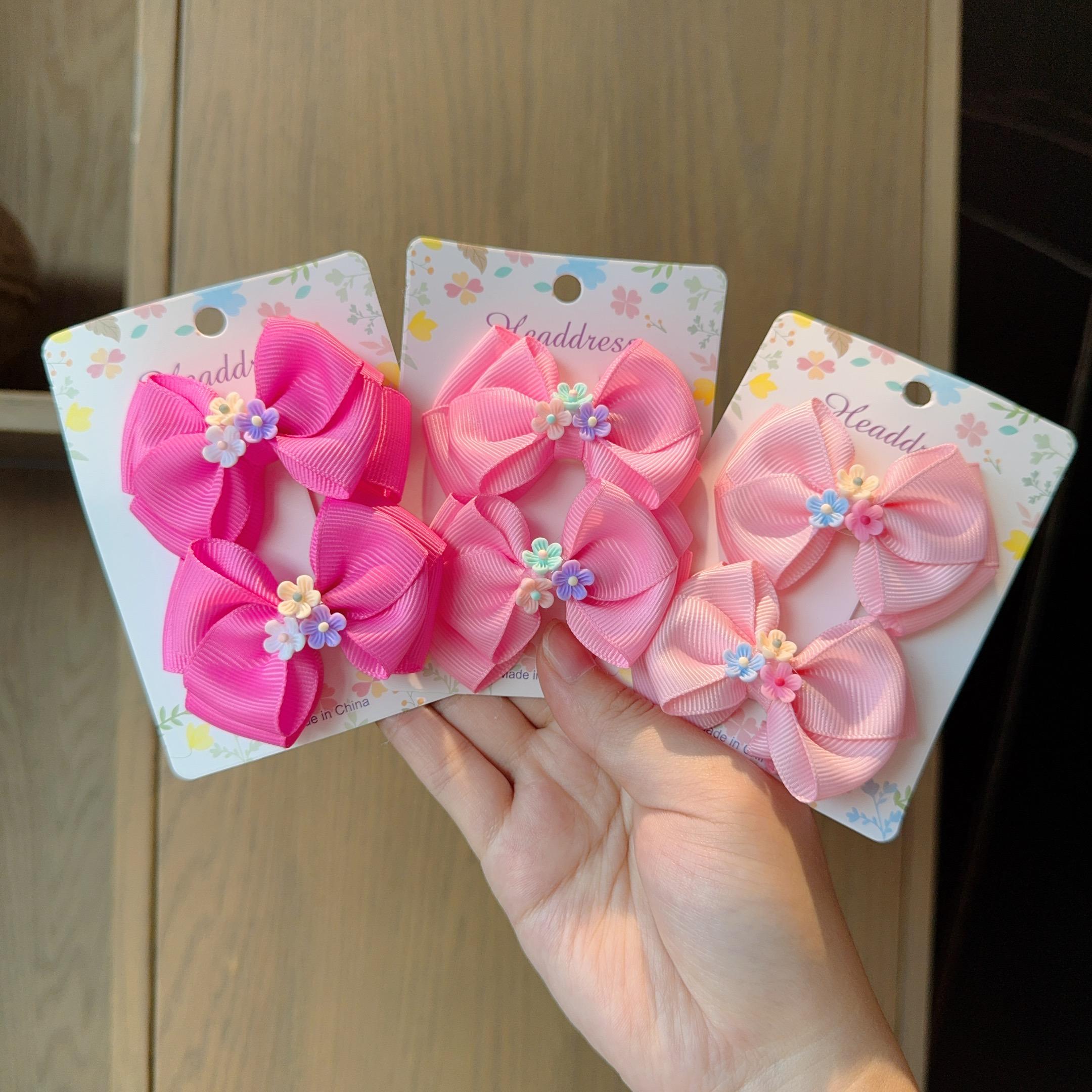 2Pcs/lot Baby Solid Hair Bows Hair Clips Ribbon bow Hairpin for Girl Cheer Bowknot Barrettes Children Headwear Hair Accessories
2Pcs/lot Baby Solid Hair Bows Hair Clips Ribbon bow Hairpin for Girl Cheer Bowknot Barrettes Children Headwear Hair Accessories