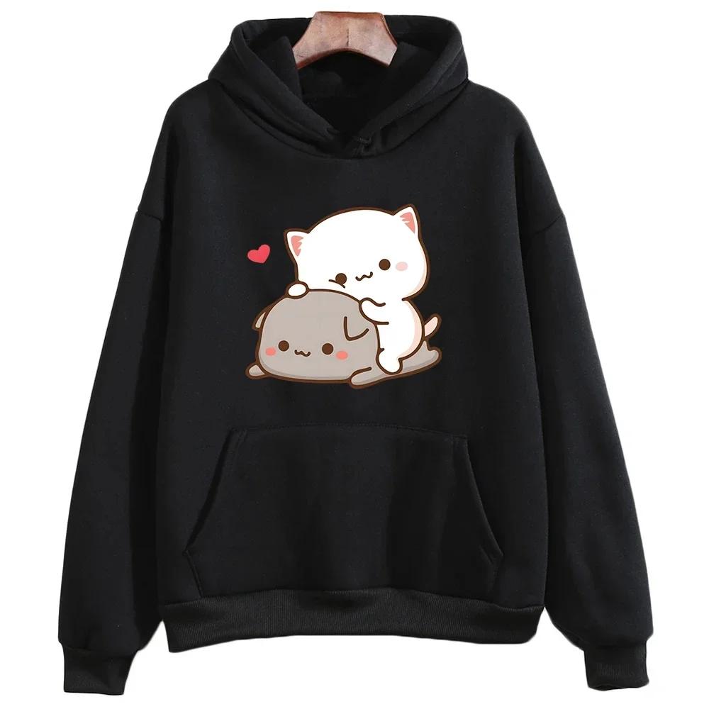 Mochi Peach And Goma Cute Cat Hoodie Sweatshirt for Girls Fashion Kawaii Cartoon Pullovers Women Harajuku Aesthetic Hoodies 3XL
Mochi Peach And Goma Cute Cat Hoodie Sweatshirt for Girls Fashion Kawaii Cartoon Pullovers Women Harajuku Aesthetic Hoodies 3XL