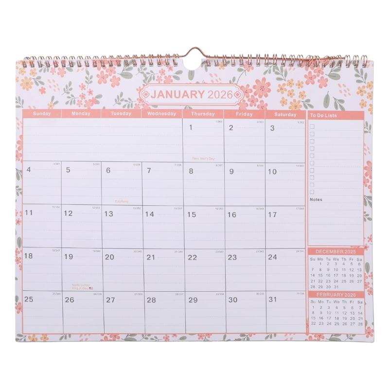 2025-2026 Hanging Calendar Wall Calendar Weekly Planner School Year Calendar Office School Supplies for Daily Planning
2025-2026 Hanging Calendar Wall Calendar Weekly Planner School Year Calendar Office School Supplies for Daily Planning