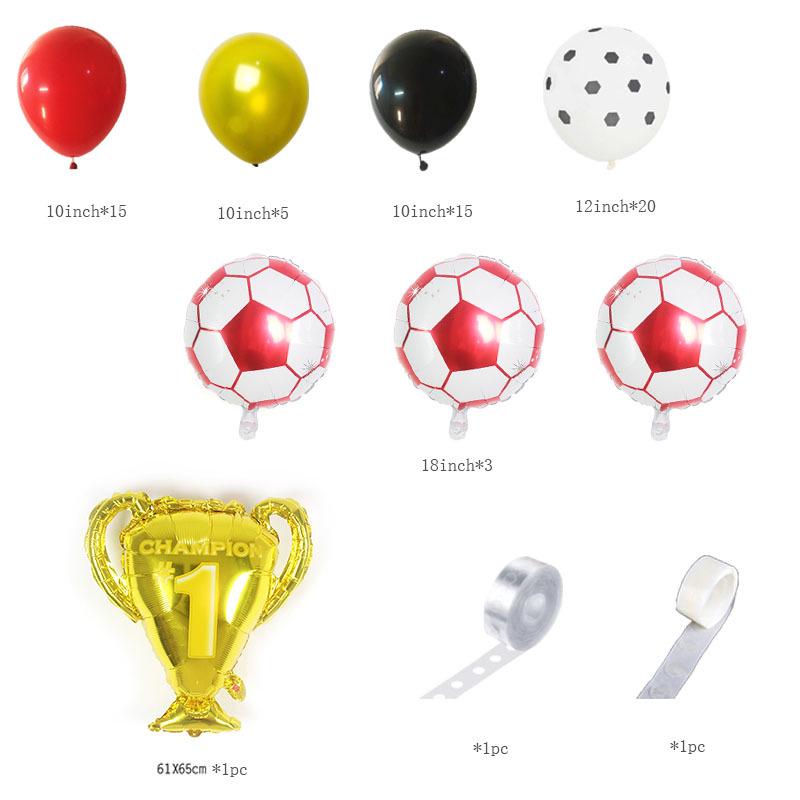 World Cup Theme Football Arch Balloon Set for Birthday Party Decoration
World Cup Theme Football Arch Balloon Set for Birthday Party Decoration