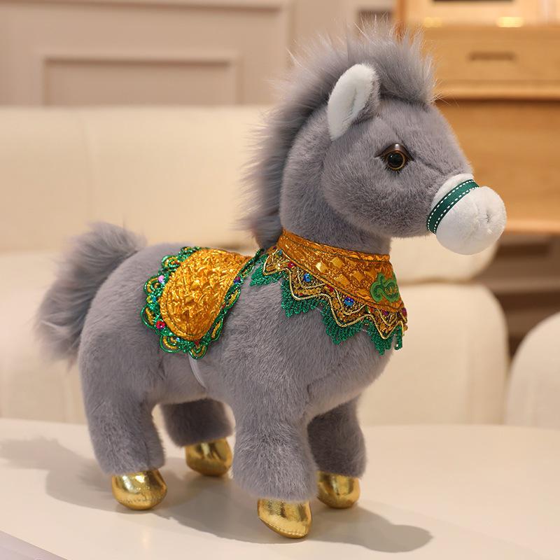 New Year Zodiac Horse Plush Doll Ornament - Cute Cloth Decoration 25 cm
New Year Zodiac Horse Plush Doll Ornament - Cute Cloth Decoration 25 cm