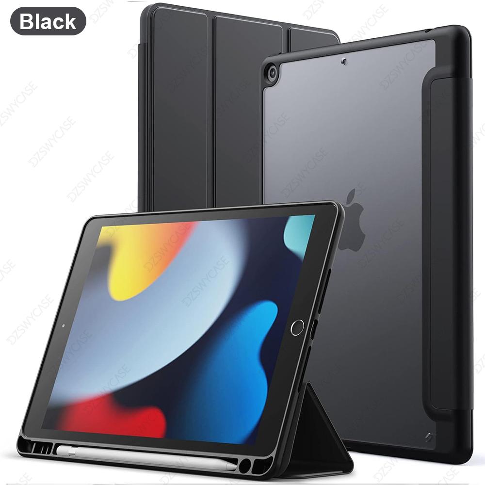 Hybrid Slim Case for iPad 9th/8th/7th Generation (//)10.2 Inch with Pencil Holder Clear Transparent Back Shell Cover чорний
Hybrid Slim Case for iPad 9th/8th/7th Generation (//)10.2 Inch with Pencil Holder Clear Transparent Back Shell Cover чорний