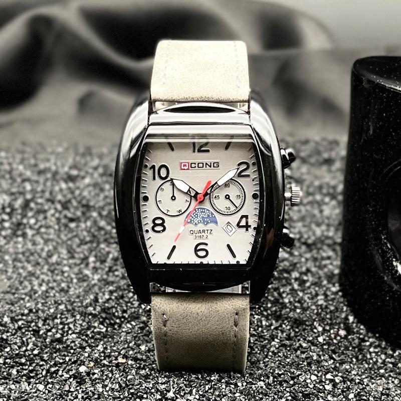 JYL Men s Watch Casual Fashion Leather Strap Grey
JYL Men s Watch Casual Fashion Leather Strap Grey