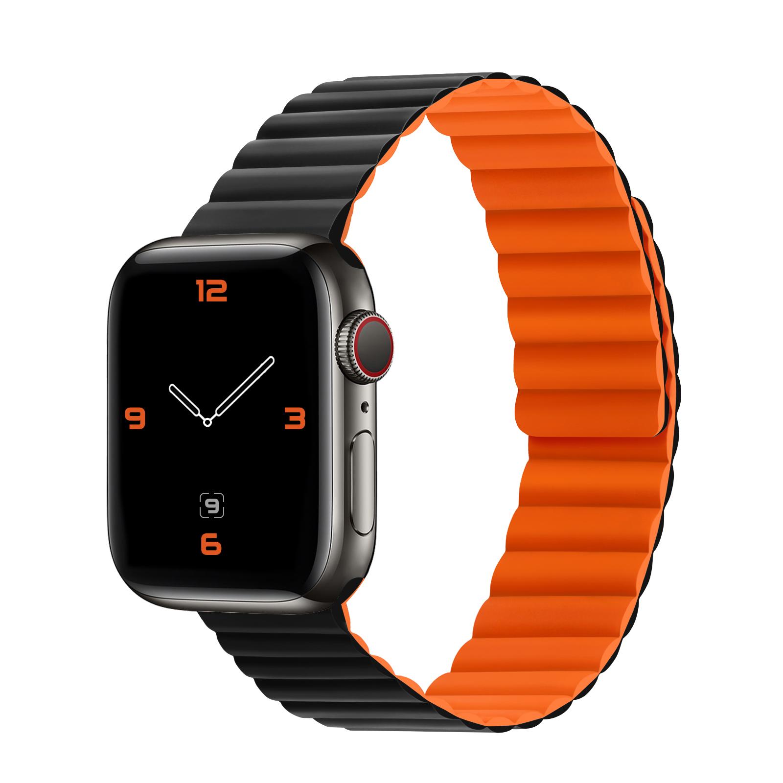 Dual Color Magnetic Watch Strap Wrist Band for Apple Watch Series 10 46mm/Ultra 2 Ultra 49mm/9 8 7 45mm/SE (2023) SE (2022) SE 6 5 4 44mm/3 2 1 42mm Black
Dual Color Magnetic Watch Strap Wrist Band for Apple Watch Series 10 46mm/Ultra 2 Ultra 49mm/9 8 7 45mm/SE (2023) SE (2022) SE 6 5 4 44mm/3 2 1 42mm Black