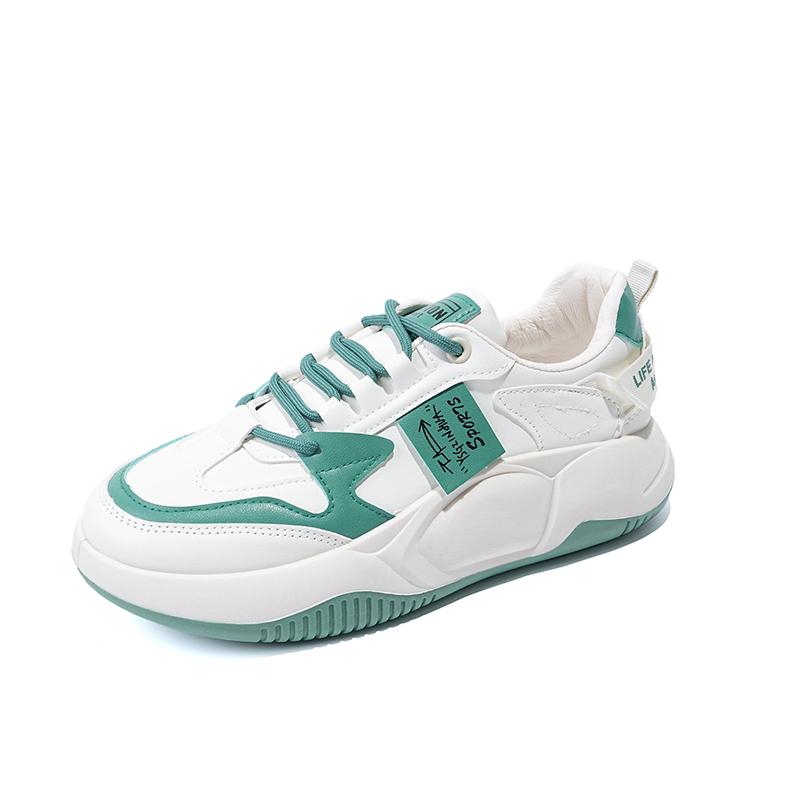 Летние новые дизайнерские кроссовки из искусственной кожи на платформе с повышенной водонепроницаемостью для женщин, женские повседневные кроссовки на плоской подошве со шнуровкой 38 зелёный
Летние новые дизайнерские кроссовки из искусственной кожи на платформе с повышенной водонепроницаемостью для женщин, женские повседневные кроссовки на плоской подошве со шнуровкой 38 зелёный