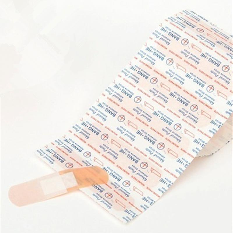100Pcs/Pack Bandage Plaster Tape First Aid Kits Self-adhesive Elastic Wrap Wound Hemostasis Sticker
100Pcs/Pack Bandage Plaster Tape First Aid Kits Self-adhesive Elastic Wrap Wound Hemostasis Sticker