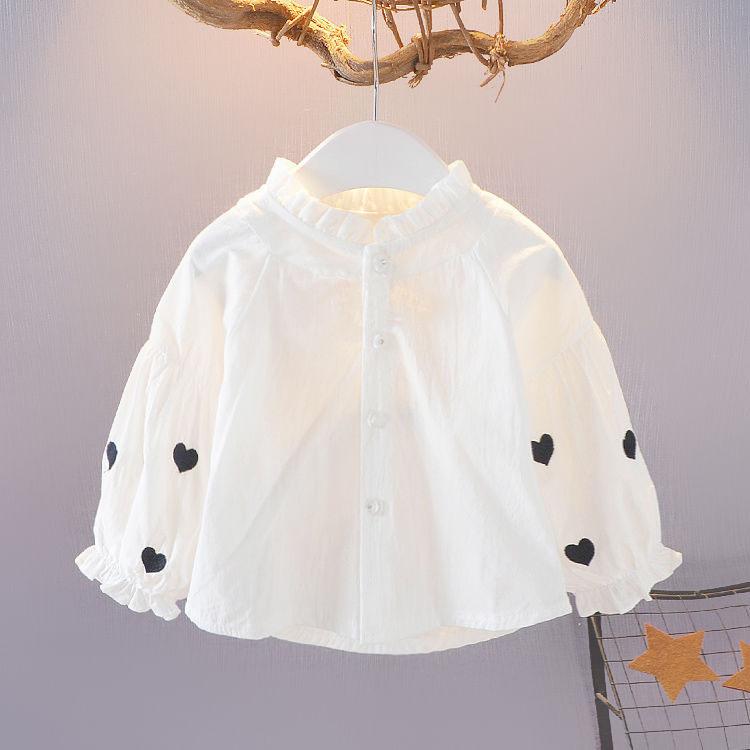 Shirt Girls Korean Version of The Long-sleeved Children s Casual Fashion Baby Children s Shirt Thin Children s Clothing Western Style 80 білий
Shirt Girls Korean Version of The Long-sleeved Children s Casual Fashion Baby Children s Shirt Thin Children s Clothing Western Style 80 білий
