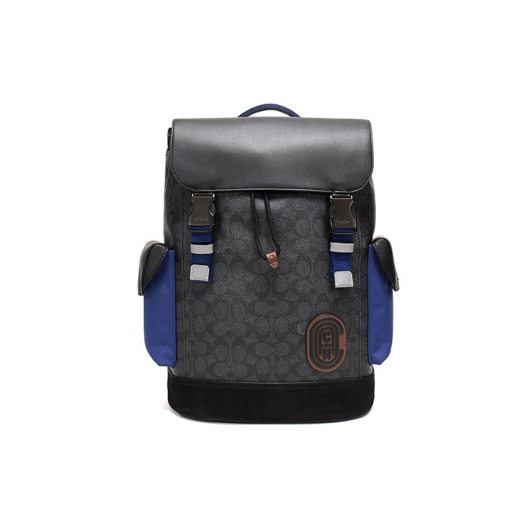 Coach Men s Charter Signature Backpack - Black Blue Color Block Leather Trim Drawstring Flap Backpack - Business Commute & Travel 79036-JIBLK Basic Set (Bag+Dust Bag)
Coach Men s Charter Signature Backpack - Black Blue Color Block Leather Trim Drawstring Flap Backpack - Business Commute & Travel 79036-JIBLK Basic Set (Bag+Dust Bag)