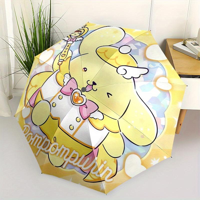 Pompompurin,Cute Automatic Folding Umbrella Simple 8 Rib Design, Bright Cartoon Pattern, Durable Iron Frame, Suitable For Travel, Outdoor, B
Pompompurin,Cute Automatic Folding Umbrella Simple 8 Rib Design, Bright Cartoon Pattern, Durable Iron Frame, Suitable For Travel, Outdoor, B