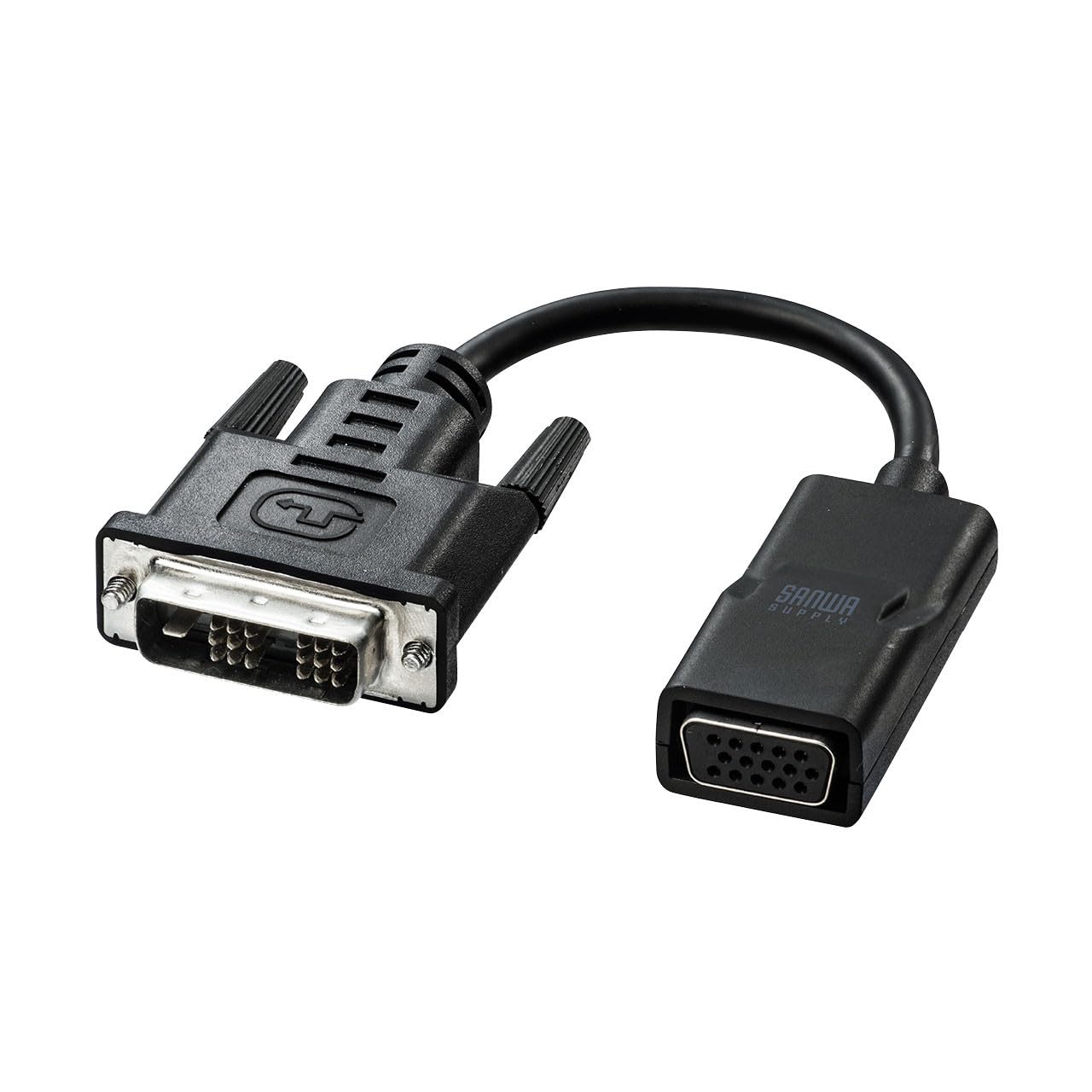 Sanwa Supply DVI to VGA Adapter (Black, 8cm) AD-DV08VGA
Sanwa Supply DVI to VGA Adapter (Black, 8cm) AD-DV08VGA