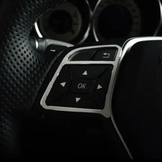 2PCS car-styling Steering Wheel Switch Button Cover Trim for Mercedes Benz A B C E GLK GLA CLA Class Interior Decorative Sequin
2PCS car-styling Steering Wheel Switch Button Cover Trim for Mercedes Benz A B C E GLK GLA CLA Class Interior Decorative Sequin