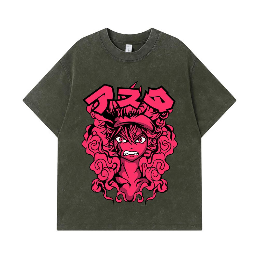 275 GSM Washed T-shirts 100% Cotton Black Clover V6 Asta Print Unisex Heavy Cotton T Shirt S армия зеленый
275 GSM Washed T-shirts 100% Cotton Black Clover V6 Asta Print Unisex Heavy Cotton T Shirt S армия зеленый
