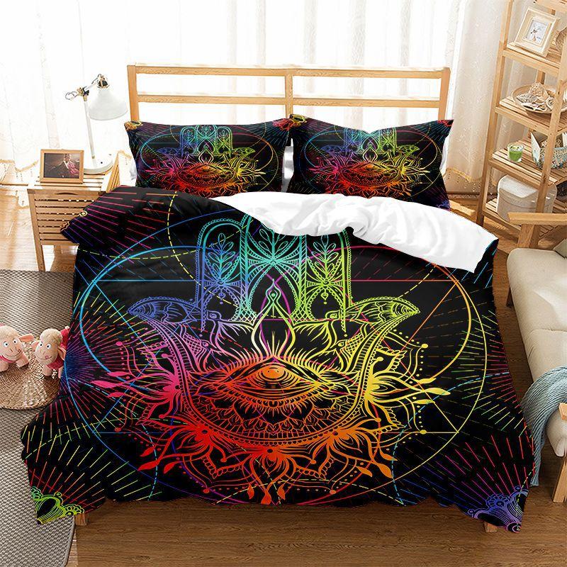 Hamsa Hand Bedding Sets Boho Hamsa Eyes Comforter Cover Exotic Bohemian Duvet Cover Set For Kids Boys Girls Trippy Art Bedspread EU Single(135*200cm)3pcs
Hamsa Hand Bedding Sets Boho Hamsa Eyes Comforter Cover Exotic Bohemian Duvet Cover Set For Kids Boys Girls Trippy Art Bedspread EU Single(135*200cm)3pcs