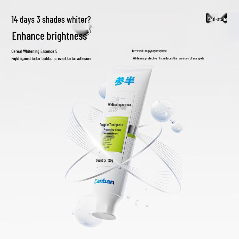 Canban Whitening Toothpaste
Canban Whitening Toothpaste