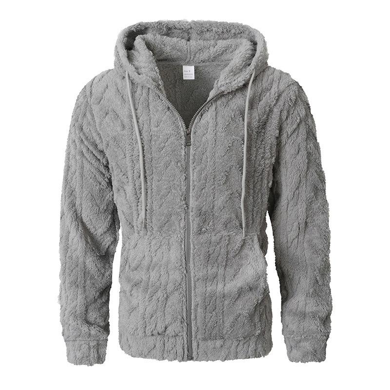 2025 Autumn/Winter European & American Men s Plush Zip-Up Hoodie - Casual Solid Color L світло-сірий колір
2025 Autumn/Winter European & American Men s Plush Zip-Up Hoodie - Casual Solid Color L світло-сірий колір