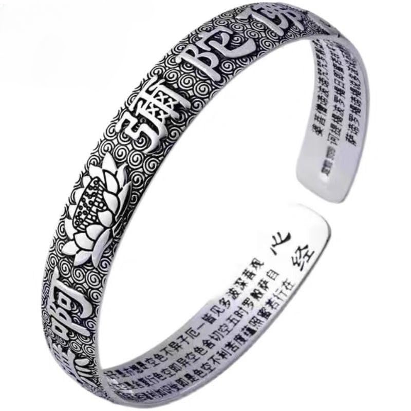 Bangle for Mantra Heart Pixiu Copper Protection from Good Divine Fashion Gift Women, Silver, Bangle, Sutra, Amulet, Buddhism, Engraved, Bracelet,
Bangle for Mantra Heart Pixiu Copper Protection from Good Divine Fashion Gift Women, Silver, Bangle, Sutra, Amulet, Buddhism, Engraved, Bracelet,