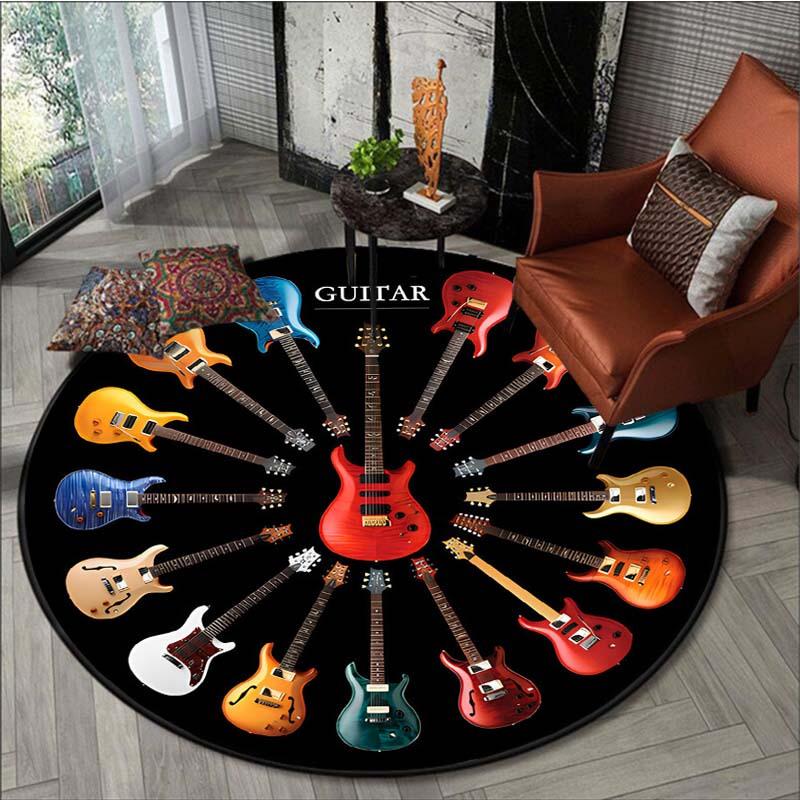 Halloween Christmas Guitar Rug - Non-Slip Round Music Mat for Living Room, Bedroom & Dining Room Decor diameter 90cm
Halloween Christmas Guitar Rug - Non-Slip Round Music Mat for Living Room, Bedroom & Dining Room Decor diameter 90cm