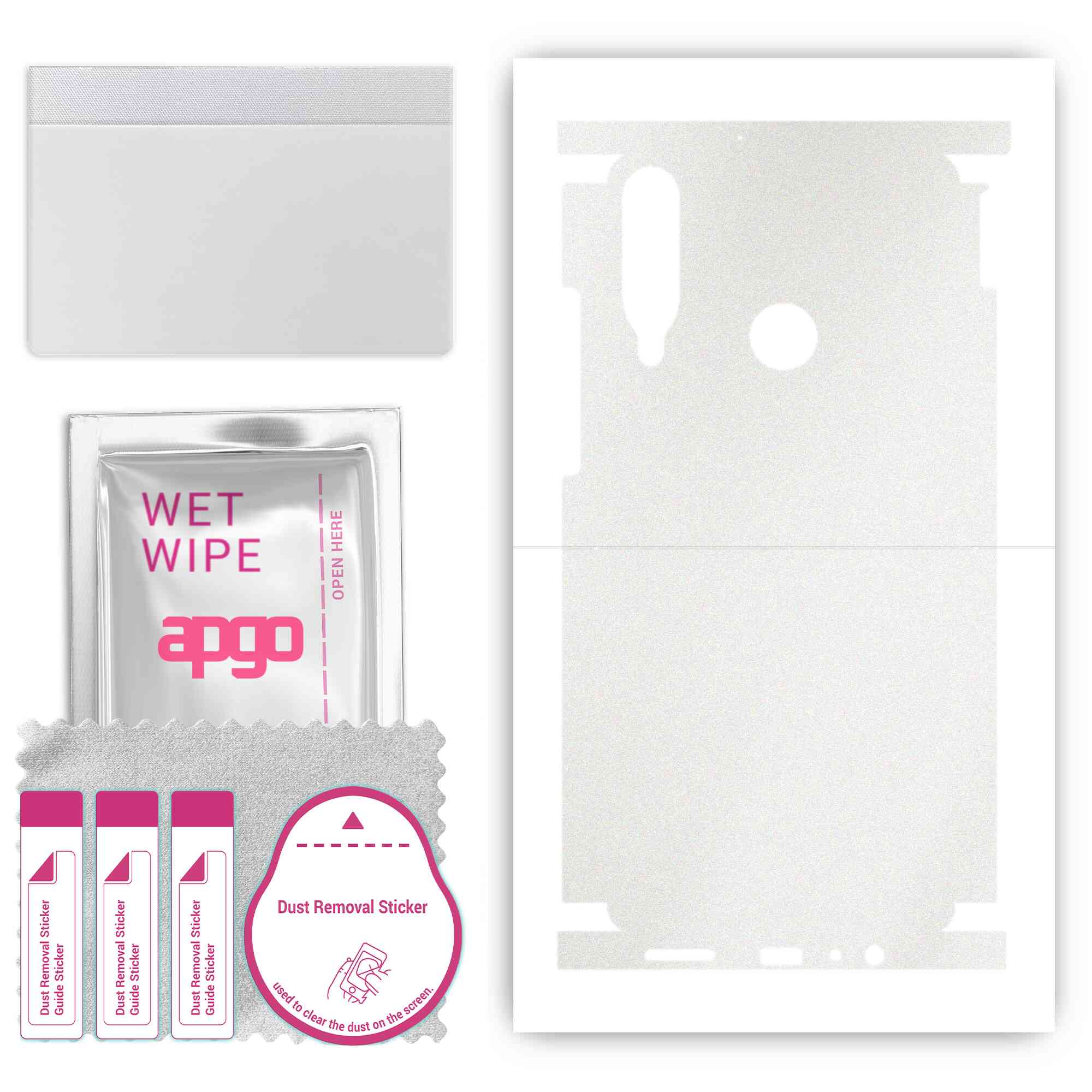 Apgo Protective Skin Sticker for the back+sides compatible with Huawei Y6p, Full Wrap Film, Foil, Vinyl - Pattern Matte Transparent
Apgo Protective Skin Sticker for the back+sides compatible with Huawei Y6p, Full Wrap Film, Foil, Vinyl - Pattern Matte Transparent