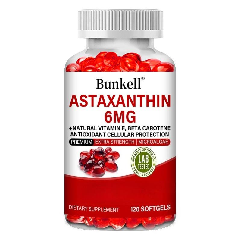 Astaxanthin 6 Mg Dietary Supplement, Natural Vitamin E, Beta Carotene, 120 Softgels Per Bottle 120 Capsules
Astaxanthin 6 Mg Dietary Supplement, Natural Vitamin E, Beta Carotene, 120 Softgels Per Bottle 120 Capsules