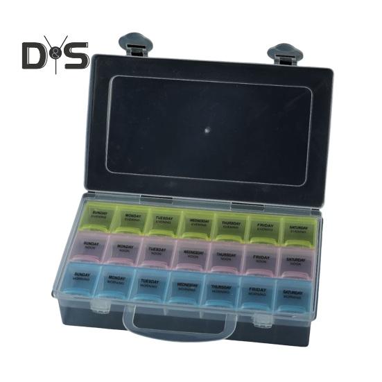 Щотижнева коробка для зберігання таблеток із пружинним закриттям кришки, велика ємність, без бісфенолу А, велика місткість, контейнер для таблеток. B
Щотижнева коробка для зберігання таблеток із пружинним закриттям кришки, велика ємність, без бісфенолу А, велика місткість, контейнер для таблеток. B